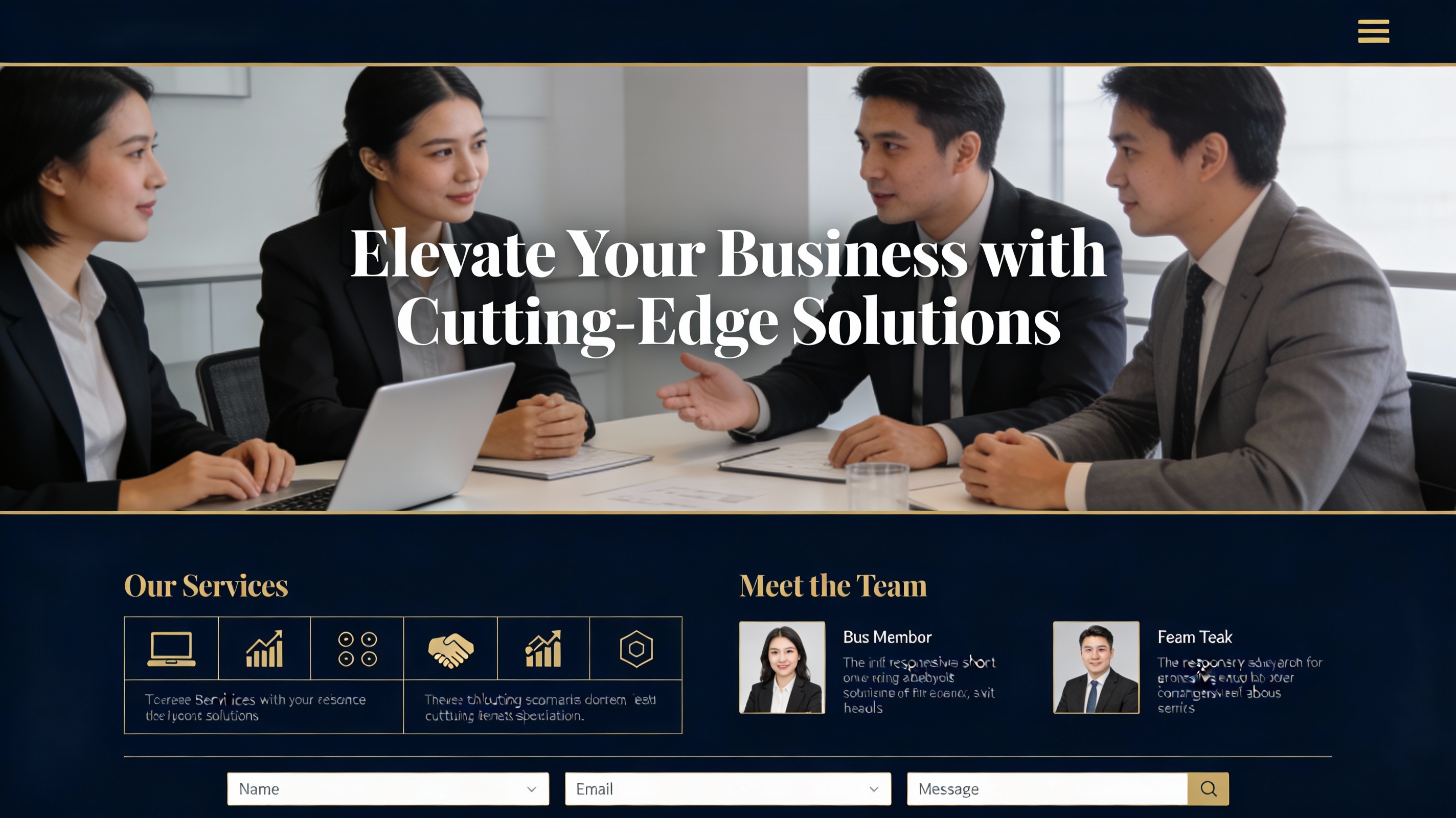 Web Design sample 2