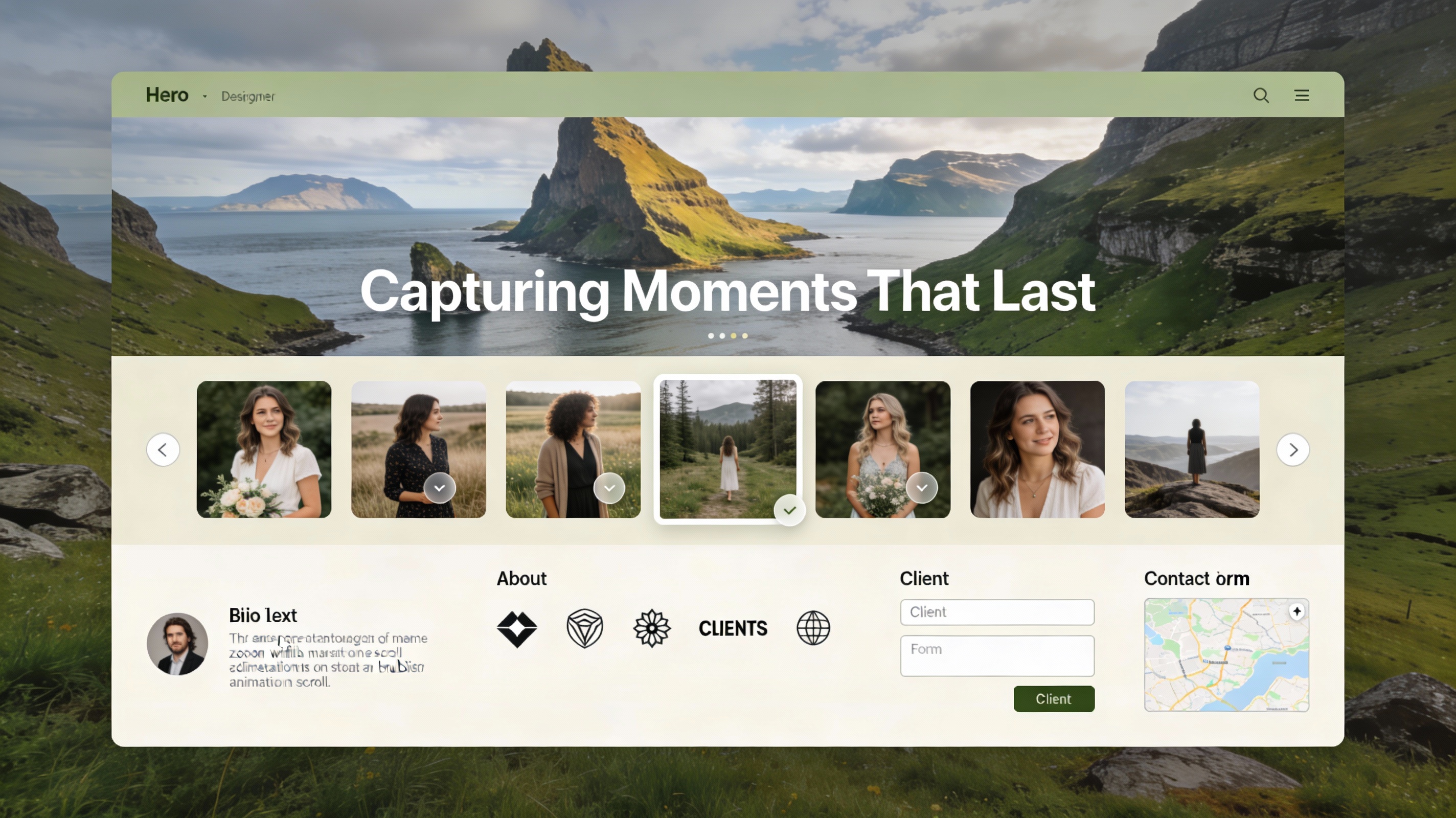 Web Design sample 3